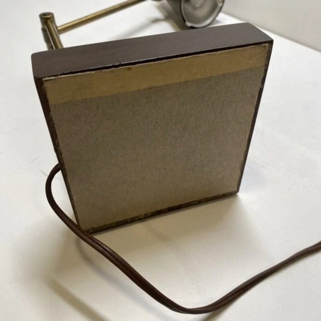 1970s Mid-Century Modern Tensor Brass Desk Lamp For Sale - Image 10 of 10