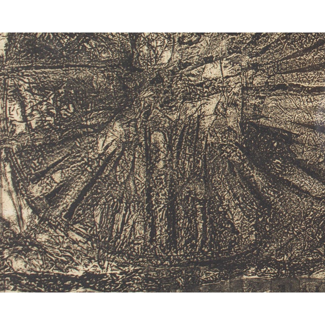 “Temple” Aquatint Print Signed by Edward John Bartram For Sale In Indianapolis - Image 6 of 9