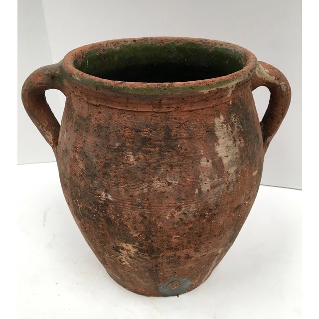 Antique Early 1900s Turkish Terra Cotta Olive Oil Jar Chairish