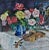 This artwork "Flowers in a Vase and Violin" 1989 is an oil painting on canvas by noted Swiss artist Dan Rubinstein, born...