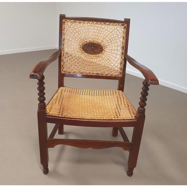 Monastery Medaillon Webbing Armchairs, 1930s, Set of 2 For Sale - Image 16 of 18