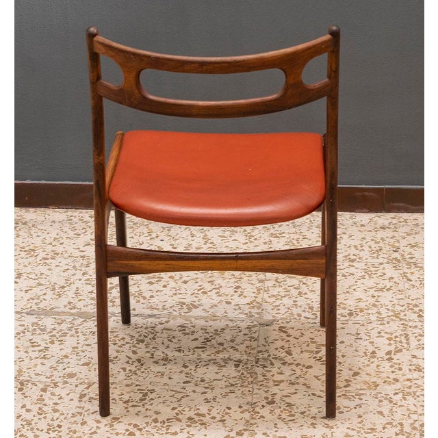 Dining Chairs by Johannes Andersen for Uldum Møbelfabrik, Denmark, 1960s, Set of 4 For Sale - Image 6 of 11