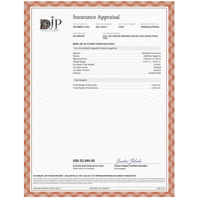 Metal Antique Art Deco 14k White Gold Filigreed Old Cut Diamond & Sapphire Brooch For Sale - Image 7 of 7