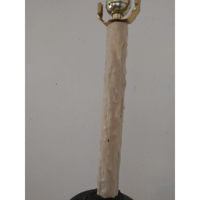 Vintage Asian Hand Painted Floor Lamp For Sale - Image 9 of 13