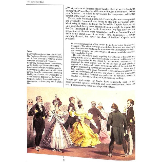 "The Savile Row Story an Illustrated History" 1988 Walker, Richard For Sale - Image 10 of 18