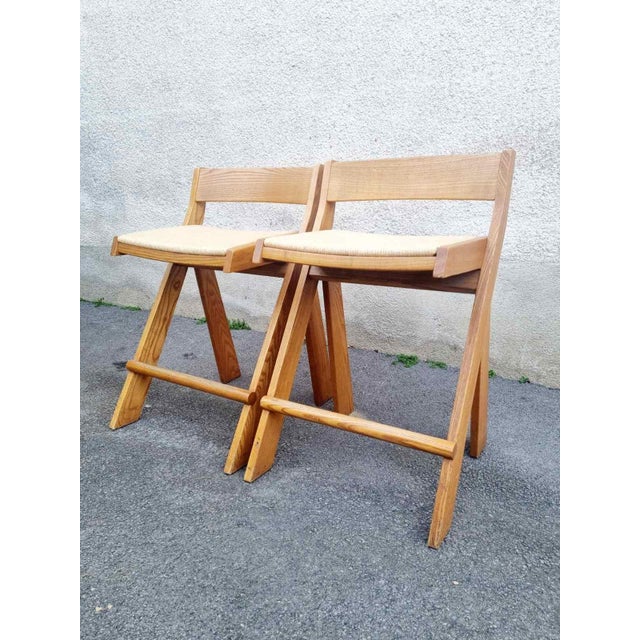 Set of Italian Bar Stools in the style of Le Corbusier, 1960s For Sale - Image 4 of 8