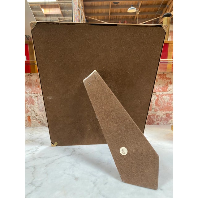 Wood 1980 Mid-Century Italian Picture Frame For Sale - Image 7 of 8