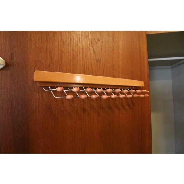 Vintage Danish Wardrobe in Teak and Oregon Pine by Gunni Omann for Omann Jun, 1960s For Sale - Image 6 of 18
