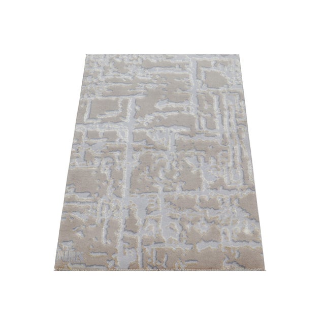 2010s Rug & Kilim’s Modern Abstract Rug in Beige and Gray For Sale - Image 5 of 7