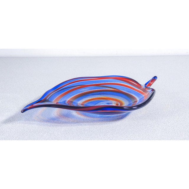 Polychrome Blown Glass Saucer from Murano For Sale - Image 16 of 18
