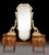 Italian Giltwood and Figured Walnut Dressing Mirror, 1890s For Sale - Image 10 of 10