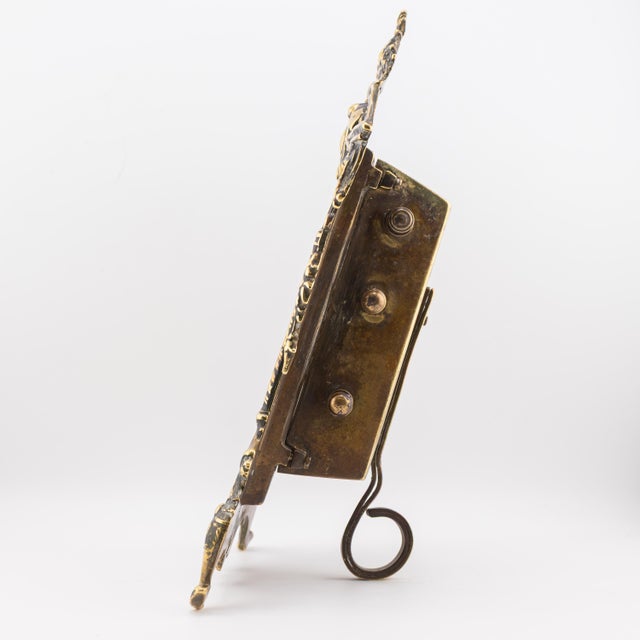 19th Century English Baroque Revival Brass Perpetual Desk Calendar For Sale - Image 9 of 17