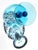 1960s Empoli Blue Stemmed Optic Glass Vase For Sale - Image 9 of 9