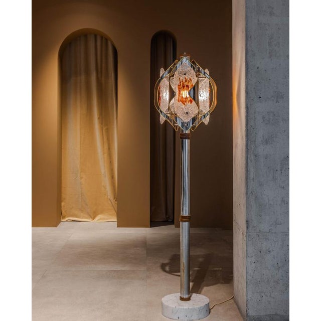 Vintage Floor Lamp by Toni Zuccheri for Mazzega, 1970s For Sale - Image 6 of 6