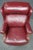 Hancock & Moore Burgundy Leather Wingback Recliner Lounge Chair For Sale - Image 14 of 14