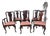 Mid 20th Century Set of 8 Queen Anne Style Mahogany Dining Chairs With Captain’s Chairs For Sale