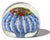 Murano Murano Vintage Millefiore Flowers Twisting Zanfirico Ribbons Italian Art Glass Crown Top Paperweight For Sale - Image 4 of 6
