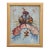 Fine French Chinoiserie Chic Figurative Whimsical Oil on Wood Painting in Gilt Frame For Sale