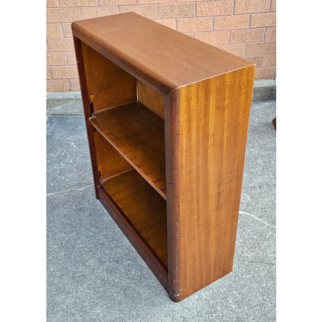 Mid 20th Century Solid Mahogany Encyclopedia Bookcase, Circa 1960s