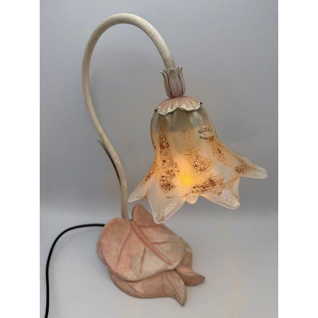 Postmodern Vintage Murano Table Lamp by Sergio Terzani, Italy, 1980s For Sale - Image 3 of 15