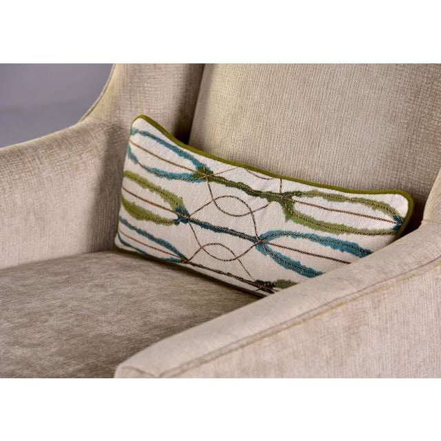 Pair Early 20th Century Tall French Armchairs With Turned Walnut Frames For Sale - Image 11 of 13