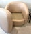 Dedar Raffia Upholstered Swivel Chairs- A Pair For Sale - Image 4 of 7