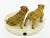 Bronze Bulldogs on Onyx Base attributed to Vrai, France, 1920s For Sale - Image 3 of 12