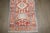 Textile Red Persian Icy Blue Heriz Runner rug no. j5198 For Sale - Image 7 of 8