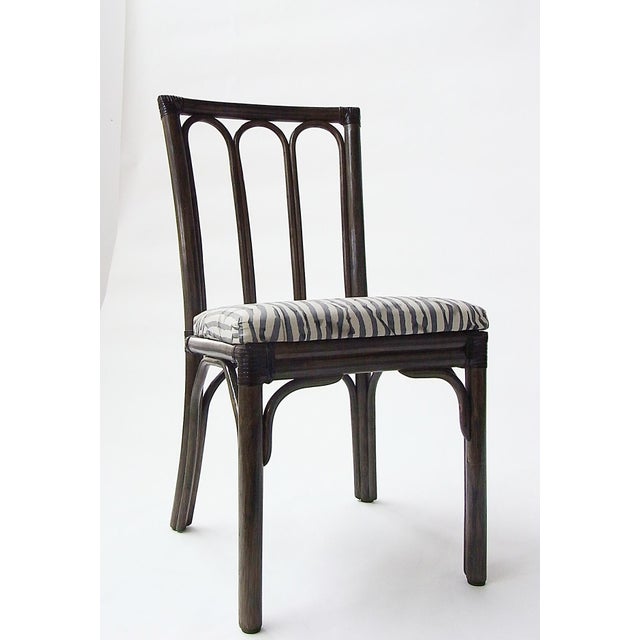 Dining Chairs in Rattan and Bamboo from McGuire, USA, 1970s, Set of 6 For Sale - Image 10 of 18