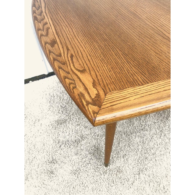 Mid Century Modern Solid Wood Dining Table | Chairish