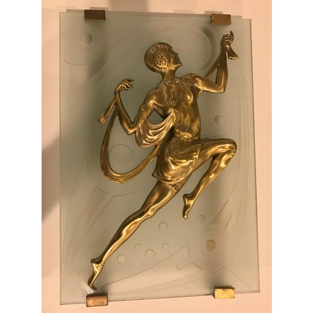 Art Deco French Art Deco Female Dancer Sconces - a Pair For Sale - Image 3 of 13