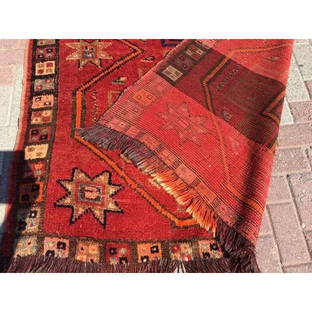 Vintage Hand Knotted Turkish Rug 5′3″ × 10′5″ Chairish