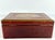Mid 20th Century Art Nouveau Red Lacquered Floral Box: Japanese Antique, Made in Japan For Sale - Image 5 of 10