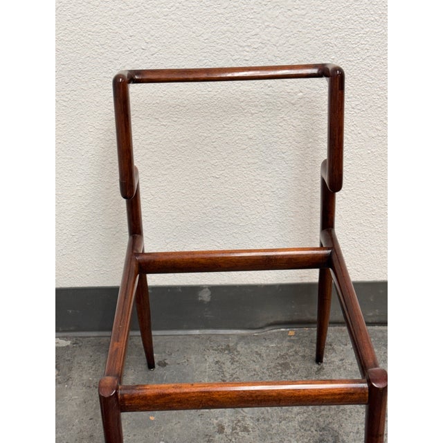 1950s Rare Mid-Century Open Wood Lounge Chair Frame, Circa 1954 For Sale - Image 5 of 12
