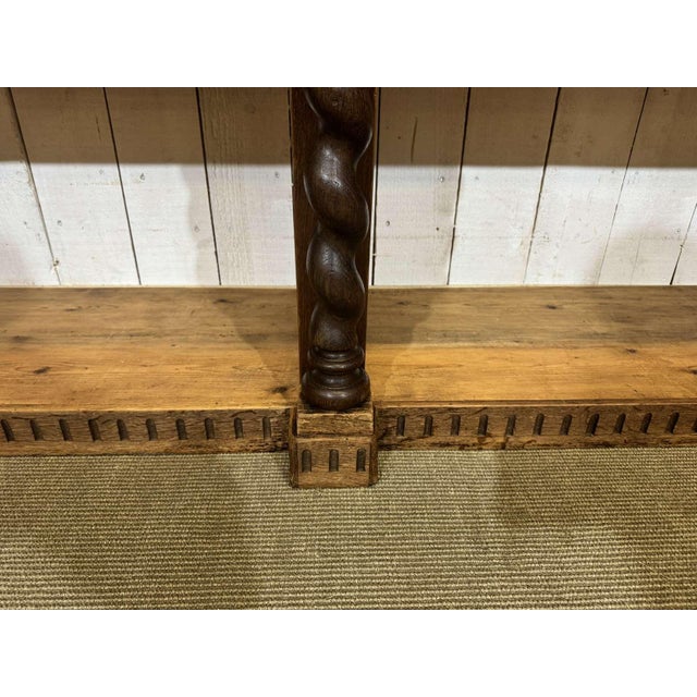 Early 20th Century Oak and Fir Wood-Paneled Bookcase For Sale - Image 16 of 18