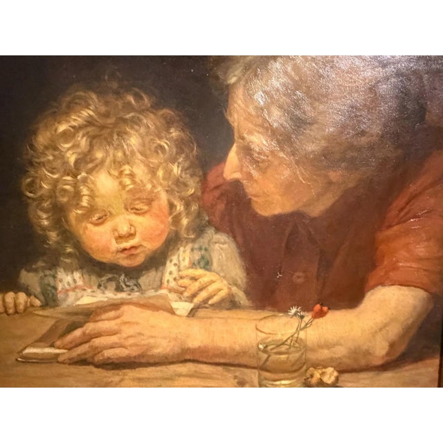 Piet Hein Eek Heinrich Pforr, The Picture Book, 1947, Oil Painting on Wood For Sale - Image 4 of 13