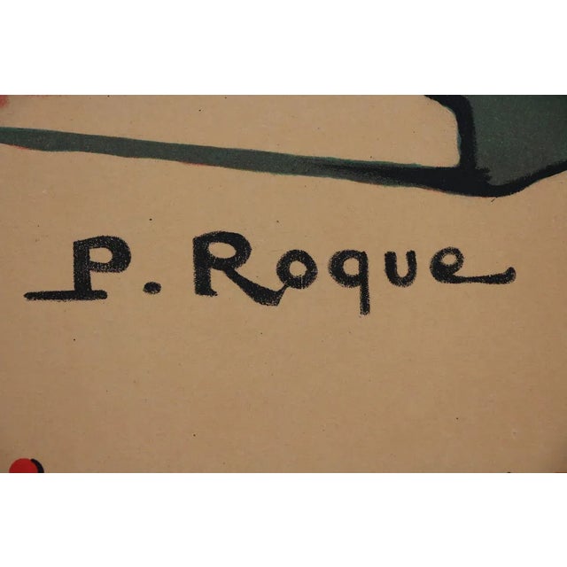 This poster was created by P. Roque for the famous 1925 Decorative Arts Show held in Paris (Exposition Internationale des...