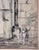 Vintage Guache Paintings by Roderic Montagu - A Pair For Sale In Providence - Image 6 of 9