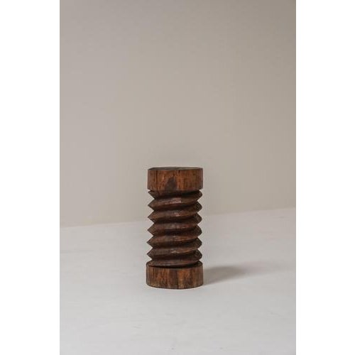 Vintage French Hand-Carved Wooden Wine Screws, Set of 2 For Sale - Image 6 of 15