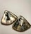 Metal 1980s Yaacov Heller Sterling Silver & Goldplate Sculptural Clip-on Earrings, Pair For Sale - Image 7 of 7