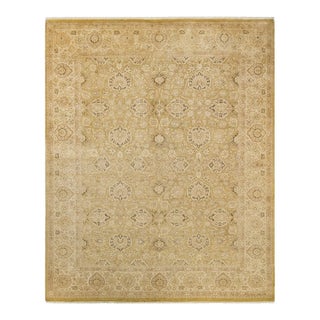 Mogul, One-of-a-Kind Hand-Knotted Area Rug - Green, 8' 2" x 10' 1" For Sale