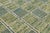 Modern Swedish-Style Flatweave Wool Rug – Moss Green & Slate Blue Geometric Grid For Sale - Image 10 of 10