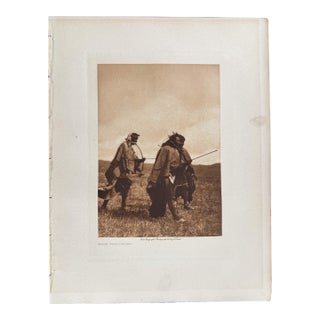 1909 Edward Curtis Atsina Crazy Dancers Photogravure — Framed 11×14 For Sale