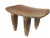 Wood Lg African Senufo Stool / Table I Coast 14.5" H by 24.5" W For Sale - Image 7 of 9
