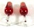 Early 20th Century Antonin Ruckl Glassworks-Vcelnicka, Bohemia -24kt Gold Ruby Champagne Flutes- a Pair For Sale - Image 4 of 6
