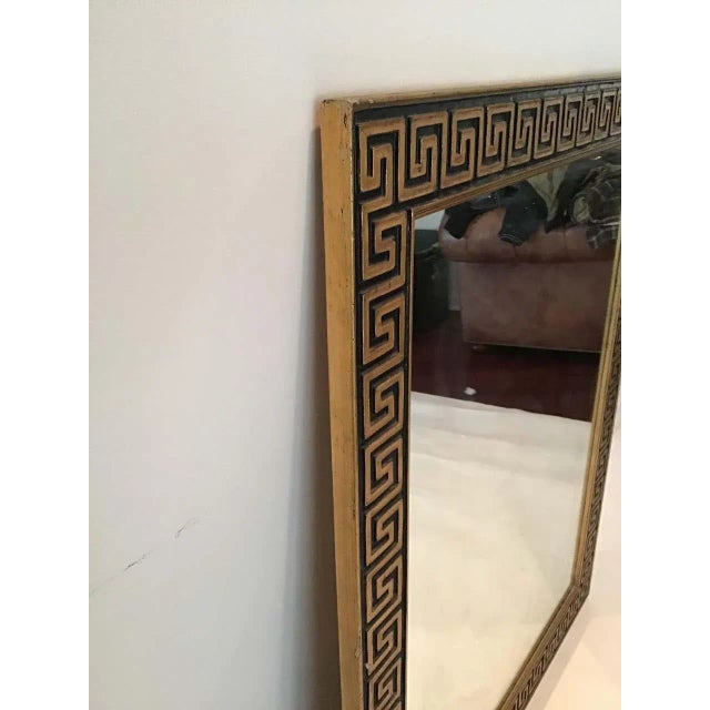 1950s 1950s Gilt Wood Greek Key Mirrors - A Pair For Sale - Image 5 of 8