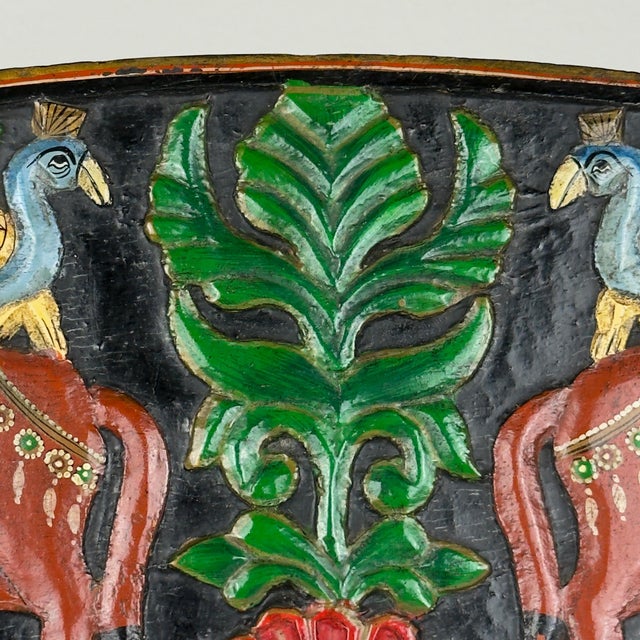 Vintage Wooden Wall Mirror, India, 1970s For Sale - Image 17 of 18