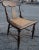 Victorian Early 20th Century American Victorian Cane Seat Low Side Chair For Sale - Image 3 of 7