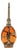 1960 Moroccan Amber Glass Perfume Bottle by Berber Tribes For Sale