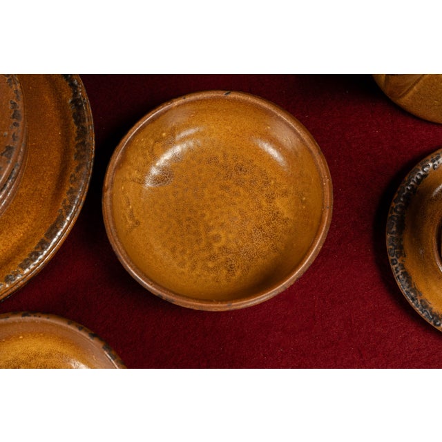 Vintage 20-Piece McCoy Pottery "Canyon Mesa" Dinner & Tea Set For Sale In Chicago - Image 6 of 13